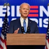 Ông Joe Biden đã giành chiến thắng tại bang Pennsylvania, qua đó đủ số phiếu đại cử tri để chiến thắng và đắc cử Tổng thống Mỹ. (Ảnh: AFP/TTXVN)