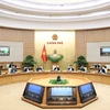 Thủ tướng Nguyễn Xuân Phúc chủ trì Phiên họp Chính phủ thường kỳ tháng 10 năm 2020. (Ảnh: Thống Nhất/TTXVN)