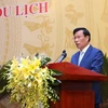  Bộ trưởng Bộ Văn hóa, Thể thao và Du lịch Nguyễn Ngọc Thiện. (Ảnh: Thanh Tùng/TTXVN)