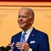 Ông Joe Biden phát biểu nhân dịp Lễ Tạ ơn tại Wilmington, bang Delaware ngày 25/11/2020. (Ảnh: AFP/TTXVN)
