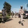 Lực lượng an ninh tuần tra tại ngoại ô Mekele thuộc vùng Tigray, miền Bắc Ethiopia ngày 9/9/2020. (Ảnh: AFP/TTXVN)