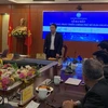 Thứ trưởng Bộ Thông tin và Truyền thông Nguyễn Huy Dũng phát biểu tại Lễ ra mắt nền tảng phát triển chính phủ số Flex Digital. (Nguồn: baochinhphu.vn)