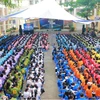Chương trình diễn ra tại Trường Trung học phổ thông Nguyễn Tất Thành.