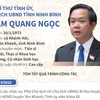 [Infographics] Chủ tịch Ủy ban Nhân dân tỉnh Ninh Bình Phạm Quang Ngọc