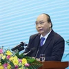 Thủ tướng Nguyễn Xuân Phúc phát biểu chỉ đạo hội nghị. (Ảnh: Thống Nhất/TTXVN)