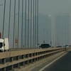 Ô nhiễm không khí tại Hà Nội. (Ảnh: Ngọc Hà/TTXVN)