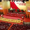 Quang cảnh lễ khai mạc Đại hội đại biểu toàn quốc lần thứ XIII của Đảng Cộng sản Việt Nam. (Ảnh: TTXVN)