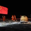 Ngày 17/12/2020, tàu vụ trũ Thường Nga 5 của Trung Quốc đã trở về Trái Đất, kết thúc hành trình khám phá Mặt Trăng cũng như mang về các mẫu đất đá thu thập được từ hành tinh này. (Ảnh: THX/TTXVN)