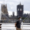 Cảnh vắng vẻ tại London, Anh, do đại dịch COVID-19 ngày 24/8/2020. (Ảnh: AFP/TTXVN)