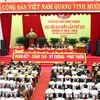 Quang cảnh Đại hội đại biểu lần thứ XIV Đảng bộ tỉnh Ninh Thuận nhiệm kỳ 2020-2025. (Ảnh: Công Thử/TTXVN