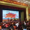 Chương trình "Tháng hành động vì bình đẳng giới và phòng ngừa ứng phó với bạo lực trên cơ sở giới" được tổ chức tại Quân Đoàn 4, Thành phố Hồ Chí Minh. (Ảnh: Thanh Vũ/TTXVN)