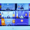 Toàn cảnh hội nghị trực tuyến Ngoại trưởng Hiệp hội các quốc gia Đông Nam Á (ASEAN) ngày 2/3/2021. (Ảnh: AFP/TTXVN)