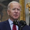 Tổng thống Mỹ Joe Biden phát biểu tại Nhà Trắng ngày 27/2/2021. (Ảnh: AFP/TTXVN)