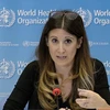 Trưởng nhóm kỹ thuật thuộc bộ phận dịch bệnh khẩn cấp của Tổ chức Y tế Thế giới (WHO), Tiến sỹ Maria Van Kerkhove trong cuộc họp báo về dịch COVID-19 tại Geneva, Thụy Sĩ ngày 6/4/2020. (Ảnh: AFP/TTXVN)