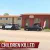 Hiện trường cảnh sát Mỹ phát hiện thi thể 3 trẻ em thiệt mạng với những vết dao đâm. (Nguồn: nbclosangeles.com)