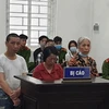 Các bị cáo trước tòa. (Nguồn: laodong.vn)