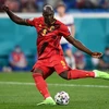 Tiền đạo đội tuyển Bỉ Romelu Lukaku ghi bàn thắng mở tỷ số trận đấu. (Ảnh: AFP/TTXVN)