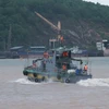 Cán bộ, chiến sỹ Hải đội 2 lên đường tìm kiếm cứu nạn. (Nguồn: baochinhphu.vn)