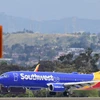 Máy bay của hãng hàng không Southwest Airlines. (Ảnh: AFP/TTXVN)