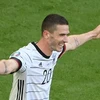 Hậu vệ cánh Robin Gosens lập công với bàn thắng thứ 4 cho tuyển Đức trong trận đấu lượt 2 gặp Bồ Đào Nha tại bảng F, vòng chung kết EURO 2020 ở Munich ngày 19/6/2021. (Ảnh: AFP/TTXVN)