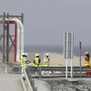 Hệ thống đường ống dẫn dầu tại Fujairah, Các Tiểu vương quốc Arab Thống nhất (UAE). (Ảnh: AFP/TTXVN)
