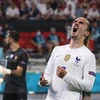 Tiền đạo tuyển Pháp Antoine Griezmann trong trận đấu lượt cuối bảng F, vòng chung kết EURO 2020 tại Budapest, Hungary ngày 23/6/2021. (Ảnh: AFP/TTXVN)