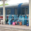 Thừa Thiên-Huế đón 386 công dân trở về từ vùng dịch bằng tàu hỏa