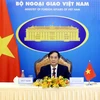 Bộ trưởng Bộ Ngoại giao Bùi Thanh Sơn tham dự Hội nghị Quan hệ đối tác Mekong-Mỹ (MUSP) lần thứ hai theo hình thức trực tuyến. (Ảnh: Phạm Kiên - TTXVN)