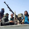 Lực lượng Taliban tại thủ phủ Mehtarlam, tỉnh Laghman, Afghanistan ngày 15/8/2021. (Ảnh: THX/TTXVN)