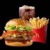 Thực đơn bánh hamburger của McDonald's. (Nguồn: Korea Times)
