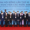 Chủ tịch Quốc hội Vương Đình Huệ và các đại biểu tham dự Đại hội đồng AIPA lần thứ 42 (AIPA-42). (Ảnh: Doãn Tấn/TTXVN)
