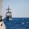 Hải quân Mỹ và Israel diễn tập trên Biển Đỏ. (Ảnh: TTXVN phát)