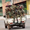 Các lực lượng vũ trang Guinea phong tỏa khu phố Kaloum của Conakry. (Nguồn: Getty)