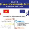 [Infographics] Mối quan hệ Việt Nam-EU ngày càng phát triển