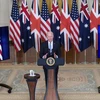 Mỹ, Anh và Australia đã thiết lập mối quan hệ đối tác an ninh ba bên. (Nguồn: EPA)