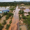Mưa lớn gây ngập lụt tại tỉnh Preah Vihear. (Nguồn: khmertimeskh.com)