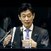 Bộ trưởng phụ trách đàm phán CPTPP của Nhật Bản Yasutoshi Nishimura. (Ảnh: Kyodo/TTXVN)