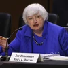 Bộ trưởng Tài chính Mỹ Janet Yellen phát biểu tại Washington, DC., ngày 28/9/2021. (Ảnh: AFP/TTXVN)