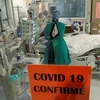 Điều trị bệnh nhân COVID-19 ở thành phố Liege, Bỉ. (Nguồn: Reuters)