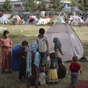 Người tị nạn dựng lều tạm tại Kabul, Afghanistan ngày 11/9/2021. (Ảnh: THX/TTXVN)