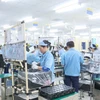 Dây chuyền sản xuất camera của Công ty TNHH Sunny Opotech Việt Nam tại Khu công nghiệp Yên Bình, Thái Nguyên. (Ảnh: Hoàng Nguyên/TTXVN)