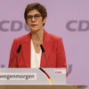 Bộ trưởng Quốc phòng Đức Annegret Kramp-Karrenbauer. (Ảnh: AFP/TTXVN)