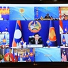 Thủ tướng Lào dự Hội nghị Cấp cao ASEAN-Ấn Độ lần thứ 18 ngày 28/10. (Ảnh: TTXVN phát)