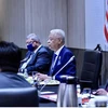 Thủ tướng Ismail Sabri Yaakob dẫn đầu đoàn đại biểu Malaysia tham dự Hội nghị Cấp cao ASEAN-Australia lần thứ nhất diễn ra theo hình thức trực tuyến. (Ảnh: Mạnh Tuân/TTXVN)