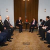 Thủ tướng Phạm Minh Chính gặp Tổng giám đốc VinaCapital Don Lam. (Ảnh: Đình Thư/TTXVN)
