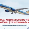 [Infographics] Vietnam Airlines bay thẳng thường lệ từ Việt Nam đến Mỹ
