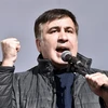 Cựu Tổng thống Gruzia Mikheil Saakashvili năm 2017. (Nguồn: AFP)