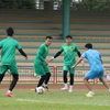 [Photo] AFF Cup 2020: Đội tuyển Việt Nam tập nhẹ để giảm tải áp lực