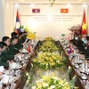 Đối thoại Chính sách Quốc phòng Việt Nam-Lào cấp Thứ trưởng lần thứ hai. (Ảnh: Trọng Đức/TTXVN)