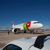 Một máy bay TAP chuẩn bị khởi hành tại sân bay Quốc tế Lisbon. (Nguồn: Bloomberg)